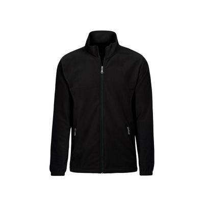 Fleecejacke TRIGEMA "TRIGEMA Fleecejacke", Damen, Gr. M, schwarz, Fleece, 100% Polyester, lang, Jacken Fleecejacke
