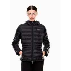 EA7 für Damen. 7W000684_AF12475 Puffer Zug Core Eco Jacke Schwarz (XL), Sportlich, Sportbekleidung, Klassisch, Multisport, Polyester