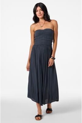 O'Neill s Devyn Midi Dress in Slate, Size XS, Viscose