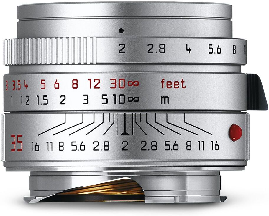 35mm f/2.0 Summicron-M ASPH.  silver anodized Leica M