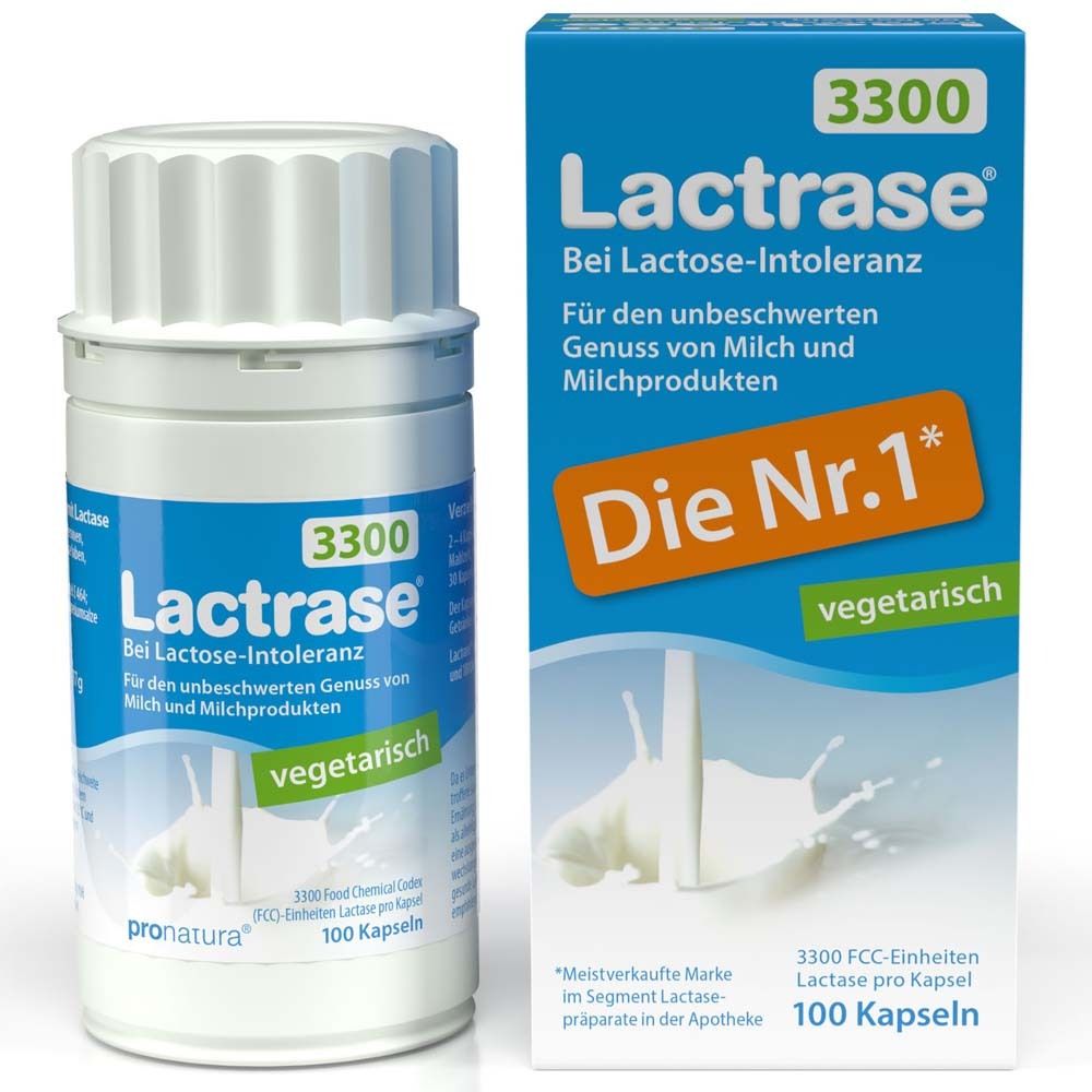 Lactrase vegetarisch 3.300 Kapseln 100 St