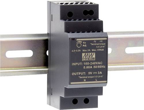MEAN WELL HDR-30-12 Hutschienen-Netzteil (DIN-Rail) 12 V/DC 2A 24W Anzahl Ausgänge:1 x Inhalt 1St.