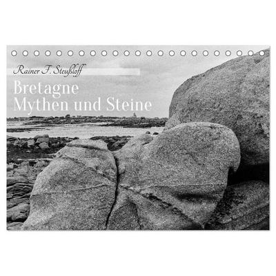 Bretagne Mythen und Steine (Tischkalender 2027 DIN A5 quer), CALVENDO Monatskalender
