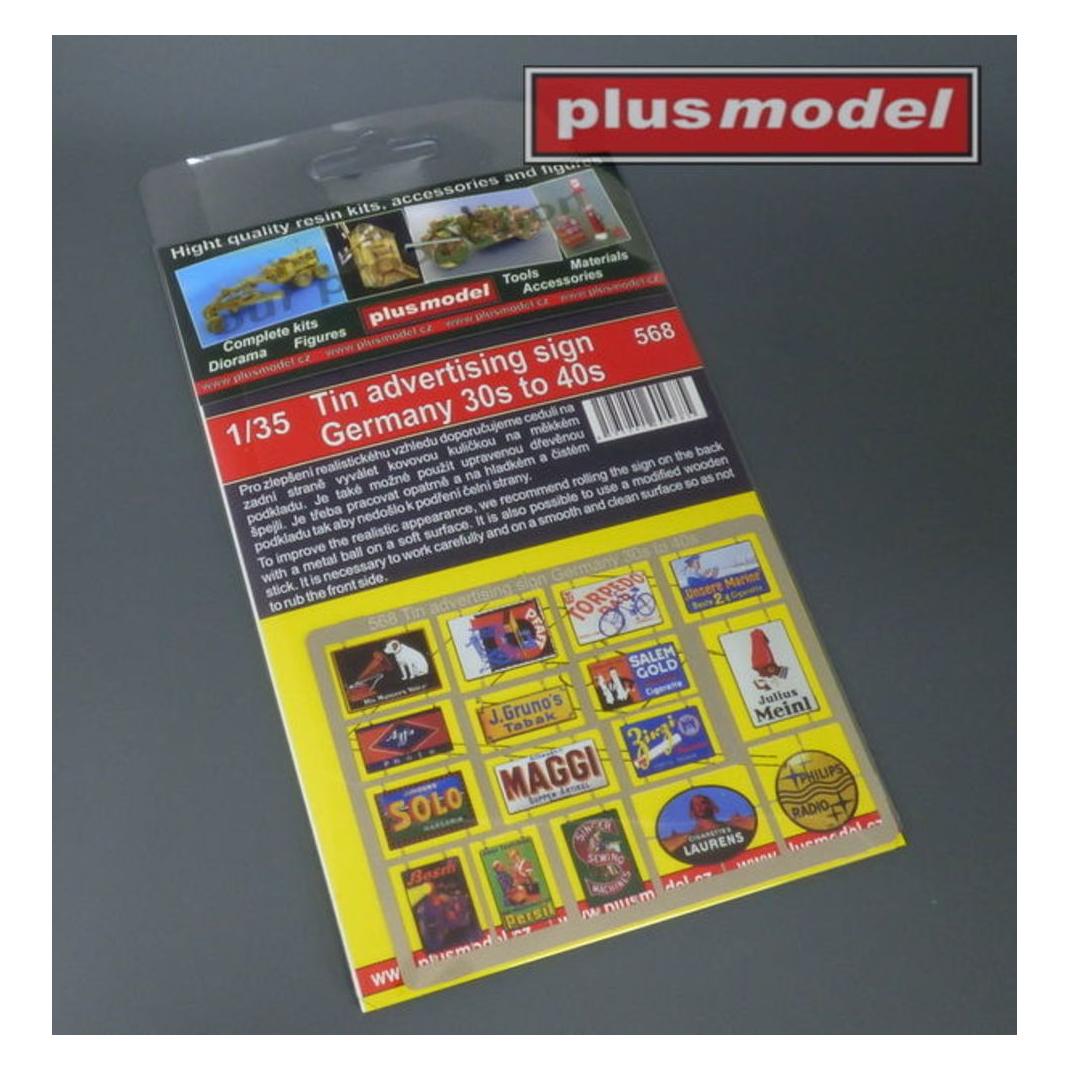 Plus Model Tin advertising sign Germany (23801077)