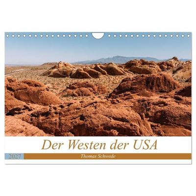Der Westen der USA (Wandkalender 2027 DIN A4 quer), CALVENDO Monatskalender