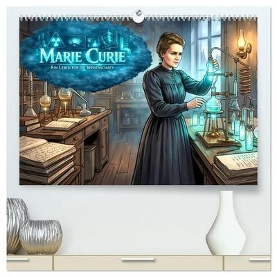 Marie Curie - Ein Leben für die Wissenschaft (hochwertiger Premium Wandkalender 2027 DIN A2 quer), Kunstdruck in Hochglanz
