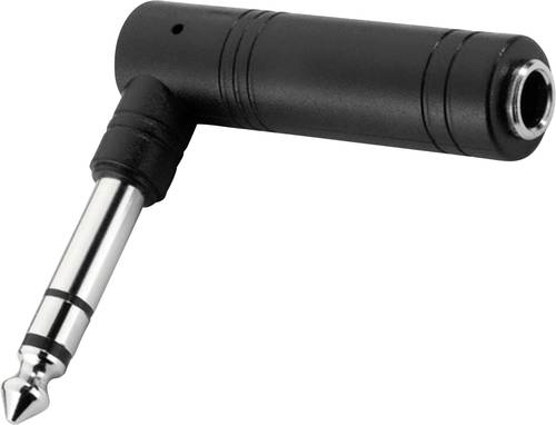Monacor NTA-63A Audio Adapter [1x Klinkenstecker 6.35mm - 1x Klinkenbuchse 6.35 mm]