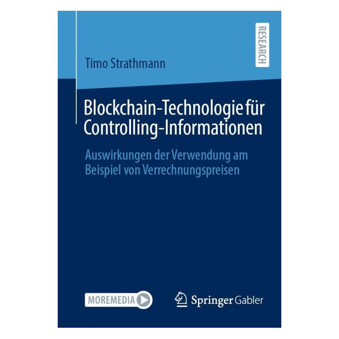 Springer Blockchain-Technologie für Controlling-Informationen (Deutsch, Softcover, Timo Strathmann) (60797495)
