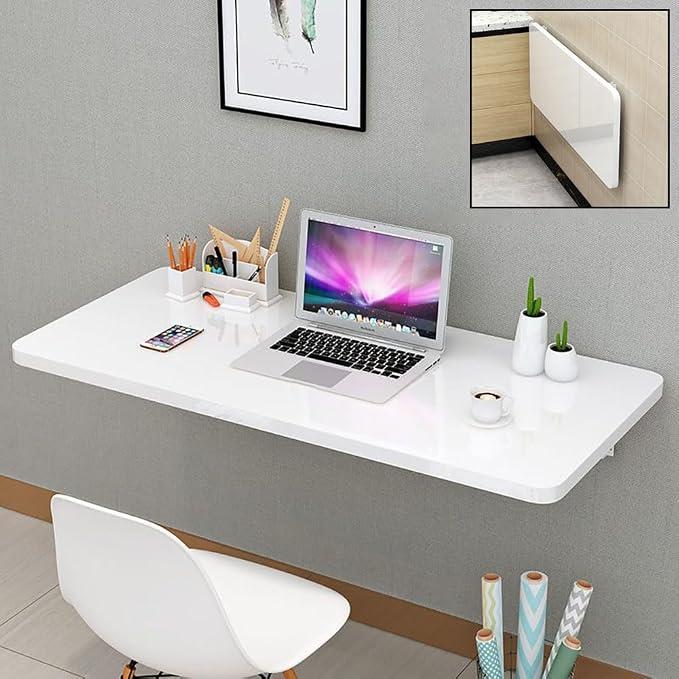 Platzsparender Wand-Klapptisch - Premium-Holz-Tropfenblatt-Design für Kinderküche & Esszimmer - 90 x 40 cm stilvoller und funktionaler Kaktus-Tisch