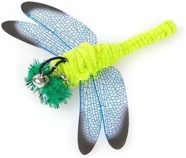 Uplift Picks Double Headed Cat Teaser Stick Suction Cup Interactive Mouse Feather Toy With Bell 13