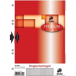 Staufen Ringbucheinlagen Premium A5 50 Blatt kariert