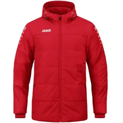 Jako Coachjacke Team mit Kapuze - rot - 3XL