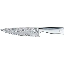 WMF Damastmesser Kochmesser 33,5cm Grand Gourmet Damaststahl 120-lagig PC Holzbox, Küchenmesser, Silber
