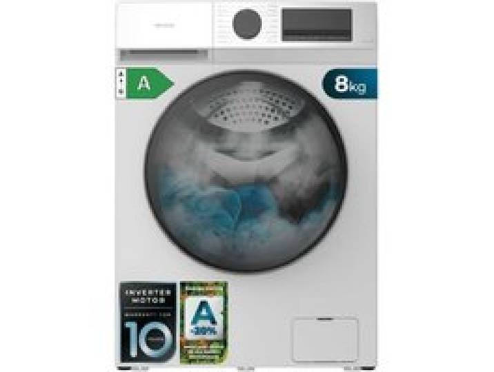 Cecotec Lave-linge à Chargement Frontal 8Kg Bolero DressCode 8450 Inverter 1400 tr/min 16 programmes Classe A-20%