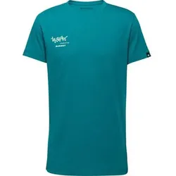MAMMUT Herren Shirt Massone T-Shirt Men Together, Größe M in Blau Blau