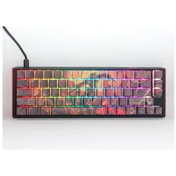Ducky x Doom One 3 SF (DE, Kabelgebunden), Tastatur, Mehrfarbig