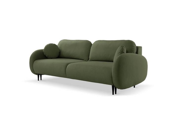 Sepro Meble Sofa Dunkelgrün Softi Schlafsofa, Grün, 232x95x109 cm, Wohnzimmer, Sofas & Couches, Sofas