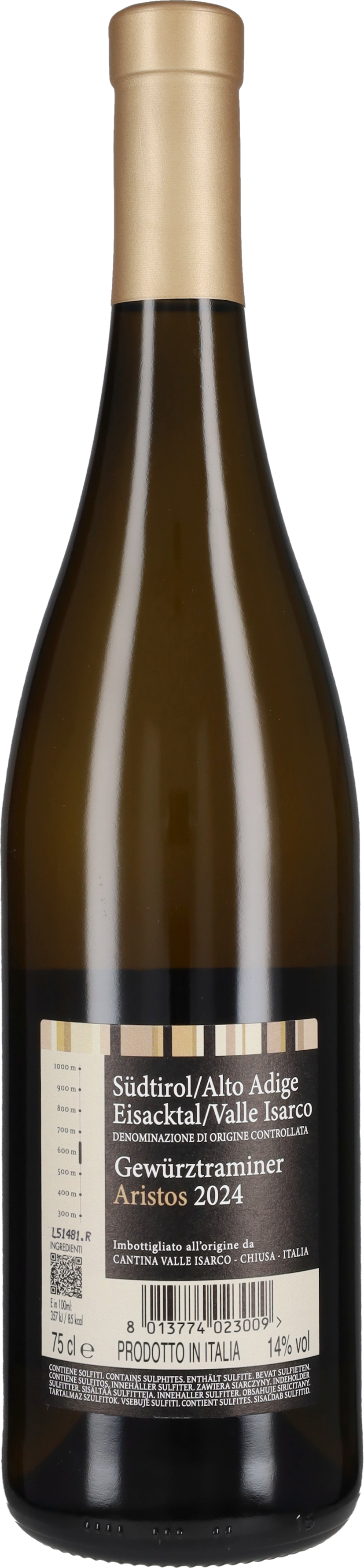 Gewurztraminer 'Aristos' Cantina Valle Isarco 2024