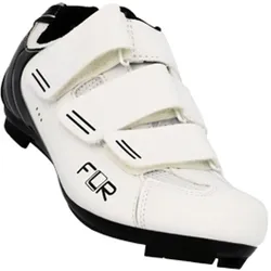 FLR, Veloschuhe, schuhe 3 selbstklebende streifen pro f35 (44), Weiss