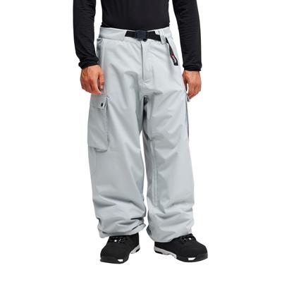 Snowboardhose QUIKSILVER "Young Guns Snow Down Cargo 20K", Herren, Gr. L, Normalgrößen, grau (quarry), Obermaterial: 100% Polyester., Hosen
