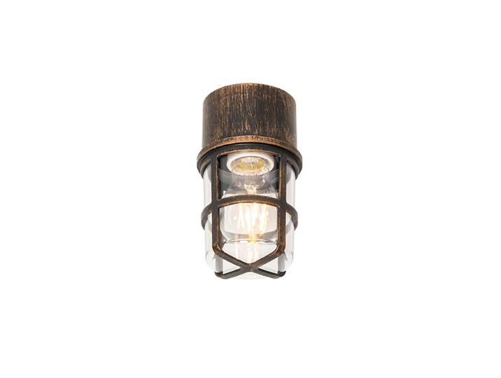 Plafonnier et applique or antique IP54 - Kiki