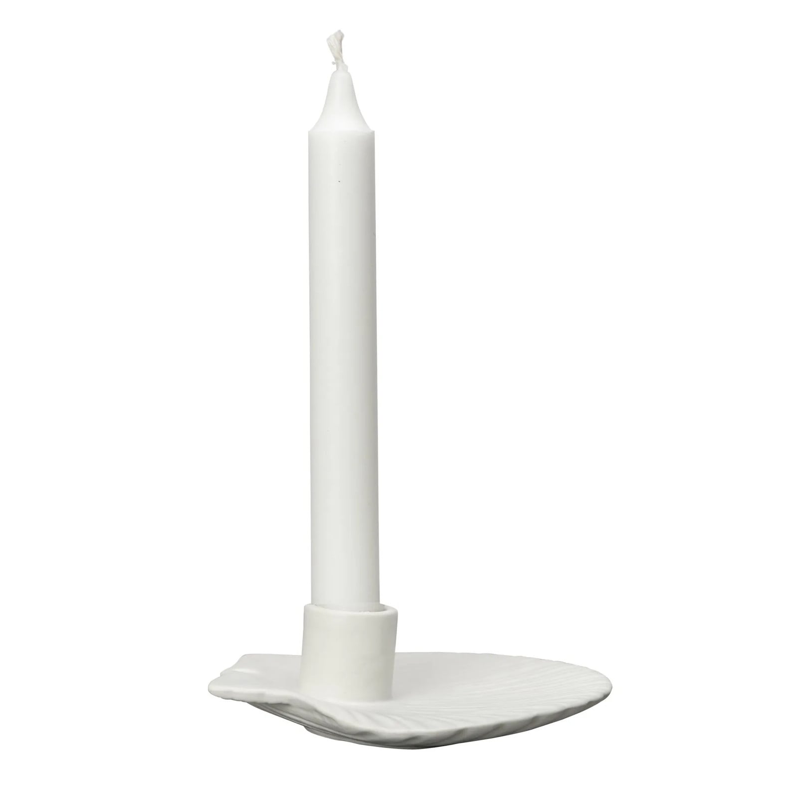 Byon Shell kandelaar Wit 15,5 cm