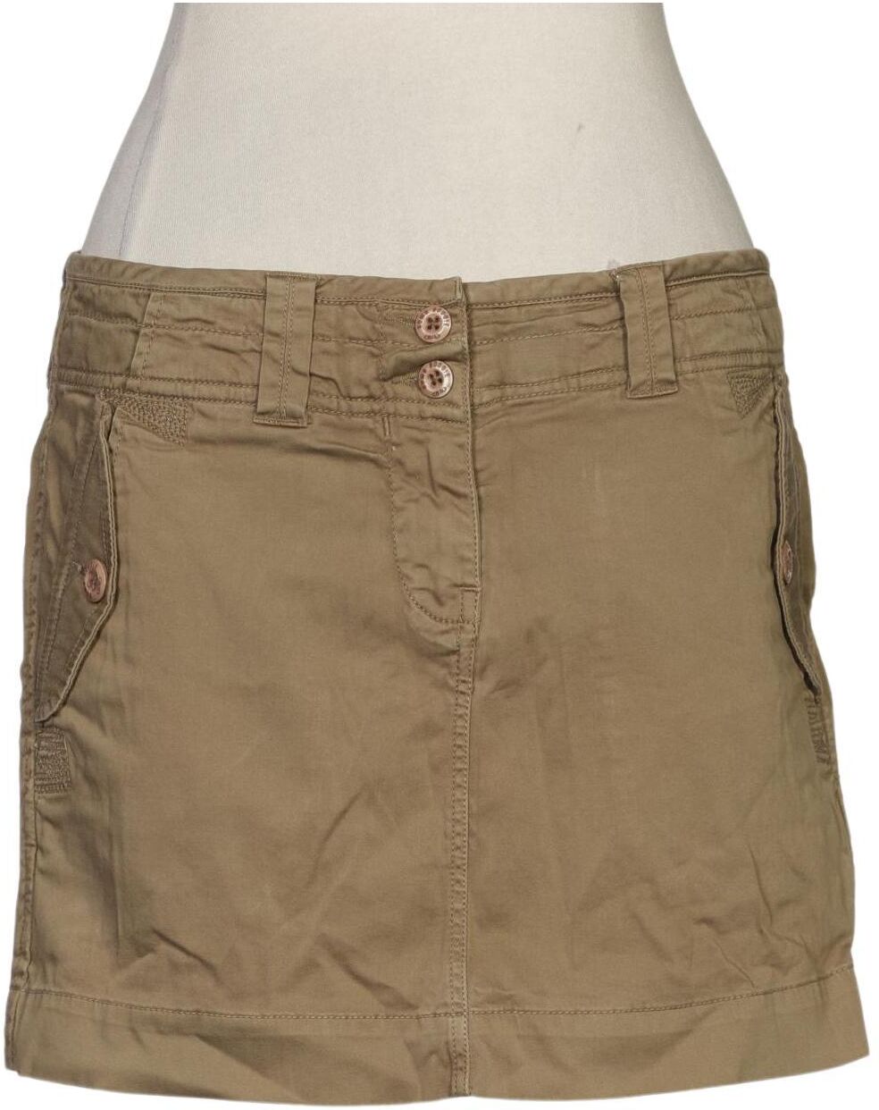 Bomboogie Damen Rock, Beige, Gr. W28, Baumwolle / Elasthan - Second Hand