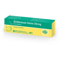 Zinkbrause Verla 25 mg 20 St
