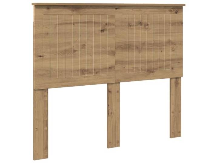 KTHLBRH Kopfteil aus Eiche, handgefertigt, aus Holz, Maße: 138 x 7 x 100 cm Minimalistisches Design, Rückenstütze, einfache Wartung, einfache Montage, handwerkliches Eichen-Finish
