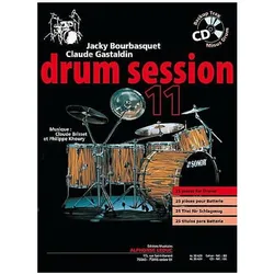 Auteurs Divers Drum Session 11 25 Pieces Pour Batterie Avec CD, Fachbücher von Auteurs Divers