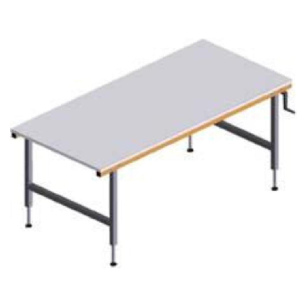 Rocholz Huedig und Packtisch 2000x920mm m.Kurbel, hvst. 710-960mm (92 cm, 200 cm) (228869)