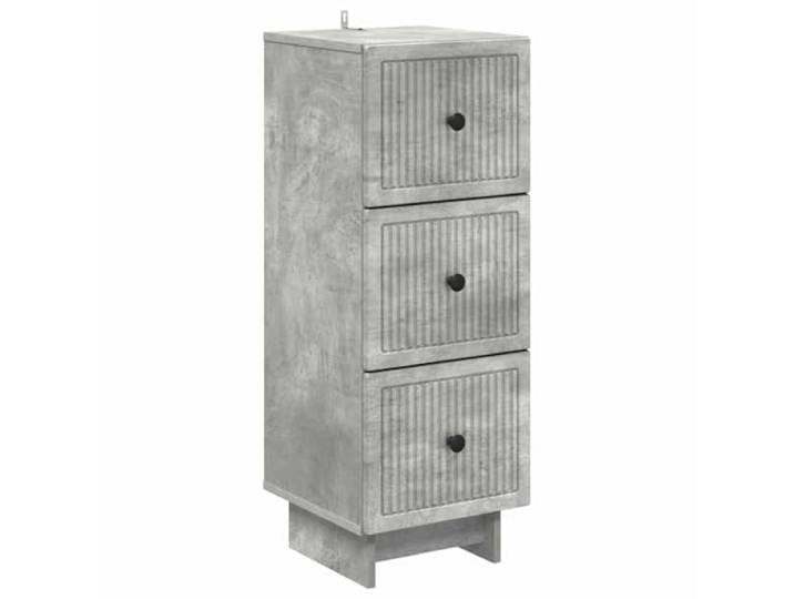 Heofavd Schubladenkommode 33x34,5x90 cm Betongrau Holzwerkstoff