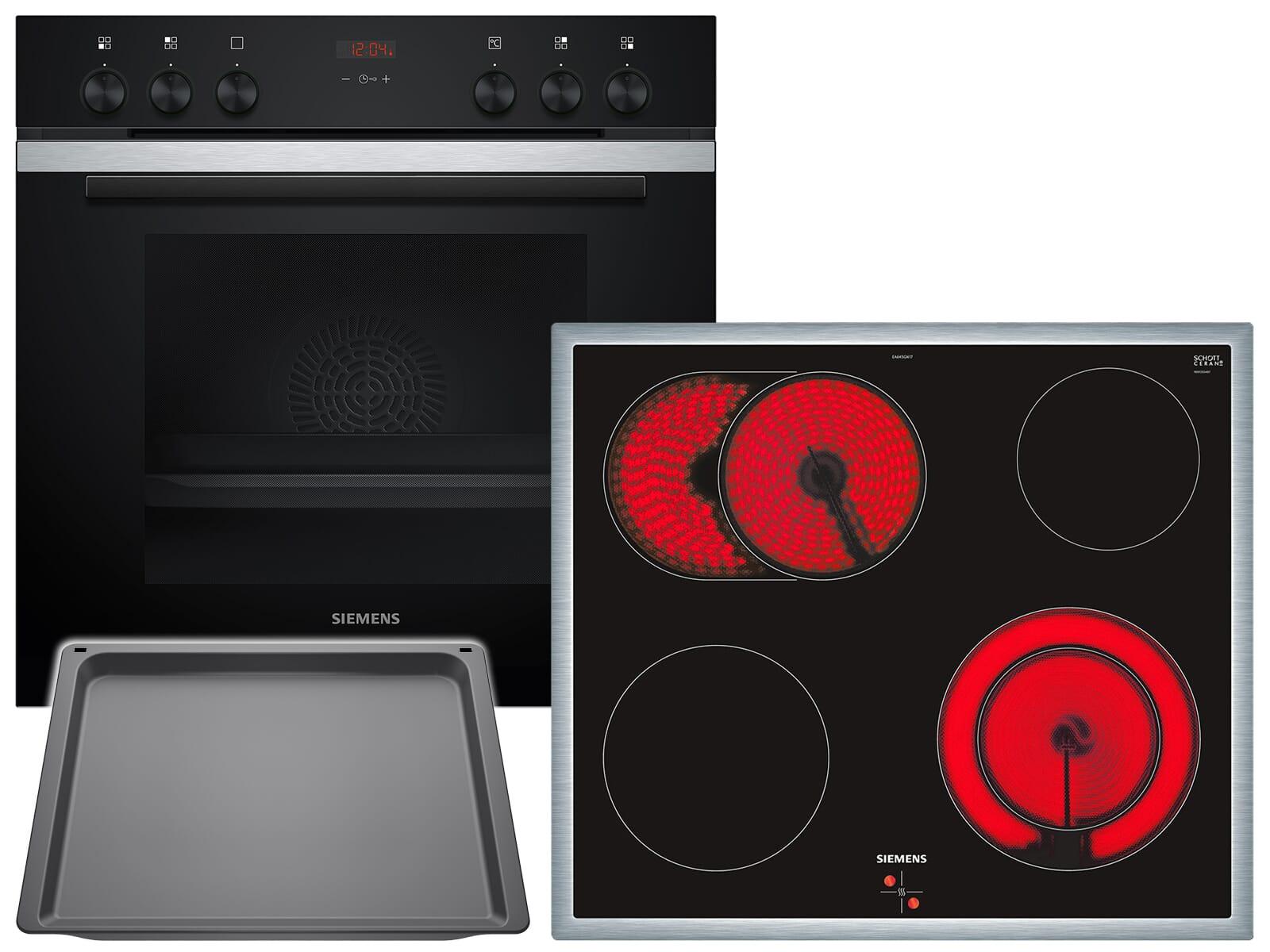 Siemens EQ211KA01Z, Keramik, 4 Zone(n), Glaskeramik, Schwarz, Berührung, 58,3 cm