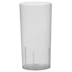 Starpak 10 Mehrweg-Gläser für Longdrinks PP 0,2 l Ø 5,5 cm · 10,9 cm transluzent unzerbrechlich