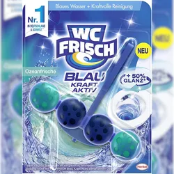 WC FRISCH Kraft Aktiv Blauspüler Ozeanfrische 50g WC Reiniger Reinigung