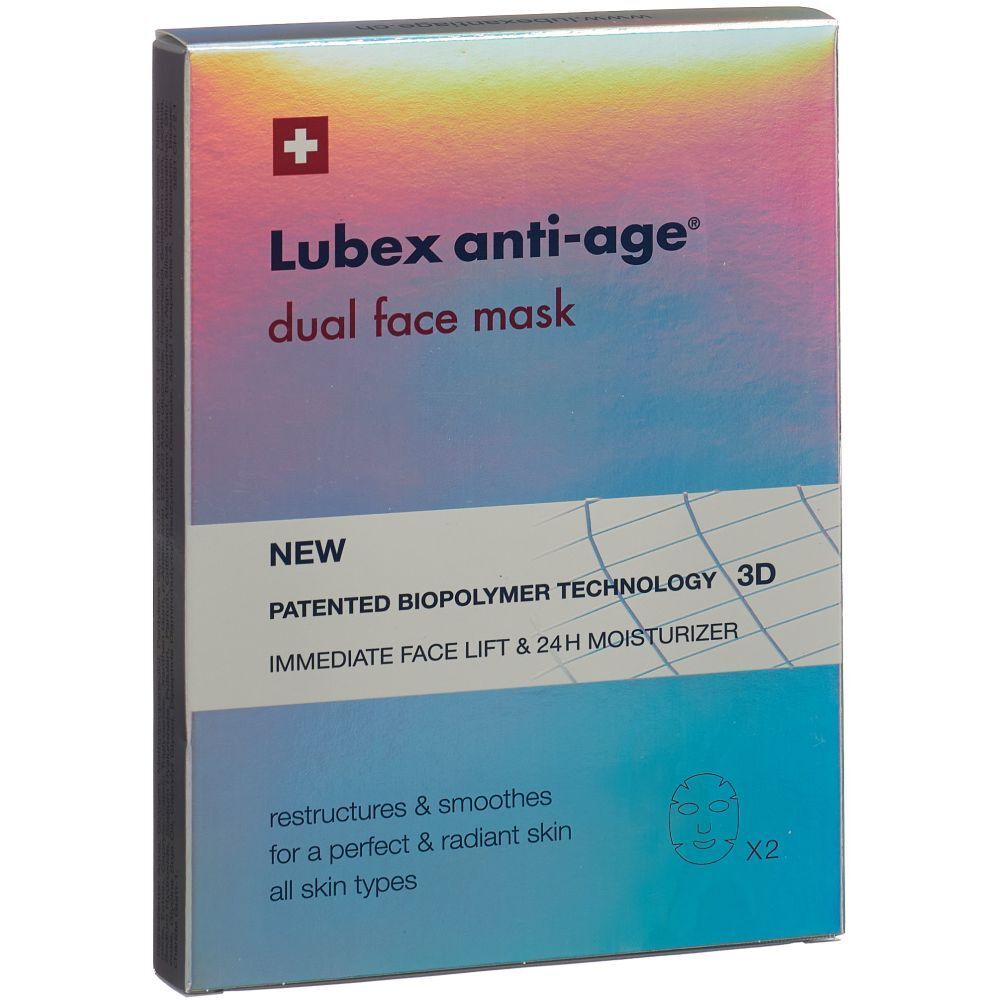 Lubex Anti-Age dual face mask Btl 4 Stk St Gesichtsmaske