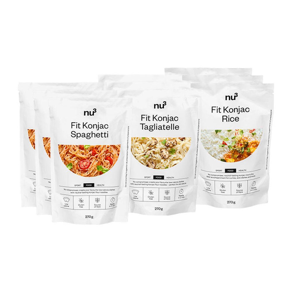 nu3 Fit Konjak Paket 1 St Set