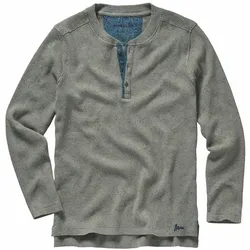 Maschenwerk-Henley - XXL