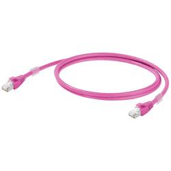 Weidmüller 1201270005 RJ45 Patchkabel CAT 6a S/FTP 0.50 m Magenta 1 St.