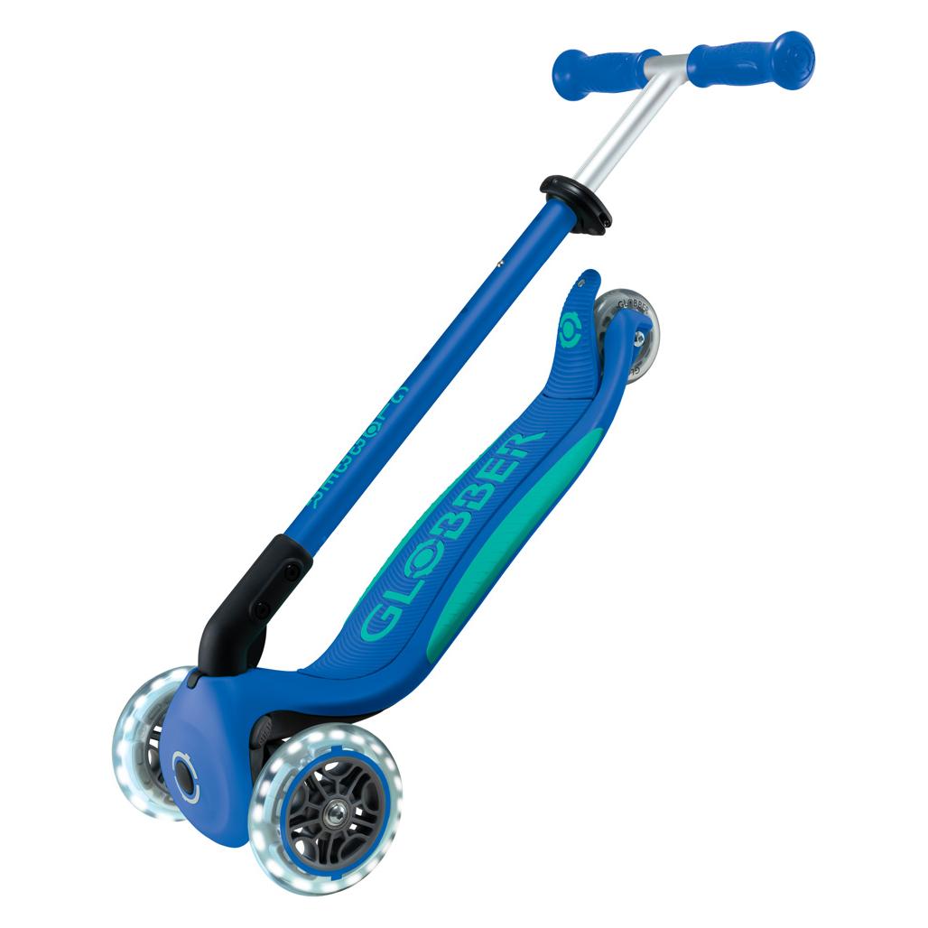 Globber Mini Primo Foldable Plus s Navy Blue Emerald Green (439-600-2)