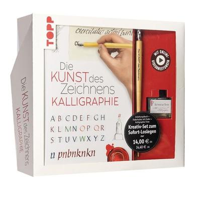 Kreativ-Set Die Kunst des Zeichnens Kalligraphie, Taschenbuch von Andreas Lux, Frechverlag GmbH, 978-3-7724-4363-3