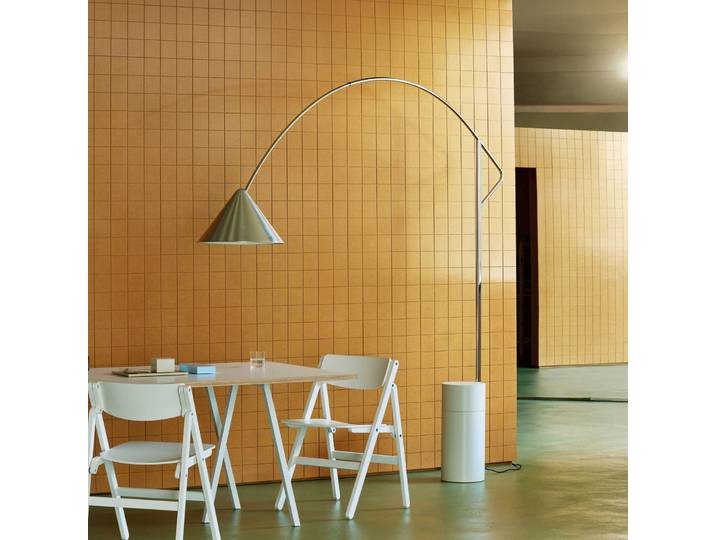 Compass Stehlampe, aluminium, Höhe 217 cm, E27 - HAY - Wohnzimmer - Design - Einflammig