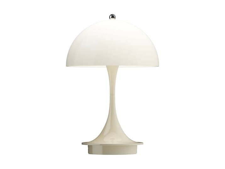 Louis Poulsen Panthella 160 Portable v3 tafellamp Opal beige