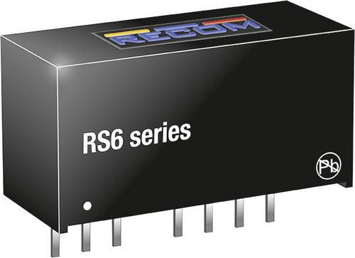 RECOM RS6-0512D DC/DC-Wandler -12 V, 12V -0.25A 6W Anzahl Ausgänge: 2 x Inhalt 1St.