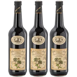 Sack ́s Destille Kräuterlikör 34 % vol 0,7 Liter, 3er Pack