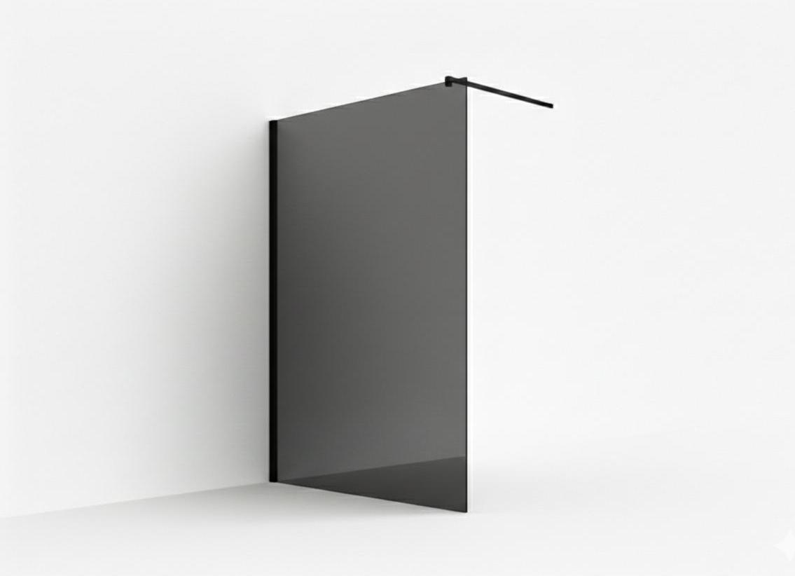 Glaszentrum Hagen Walk in Duschwand 120x200 cm Grau Transparent