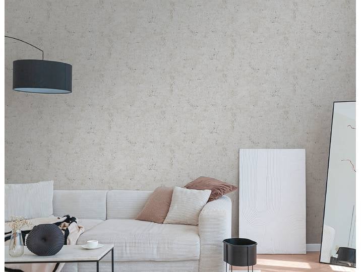 Papier peint intissé aspect béton 53 x 1005 x 0cm