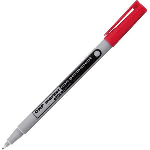 Office-Point Folienschreiber OHP Marker, non permanent, Strichbreite 0,6mm, rot