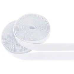 buttinette Klettverschlussband, zum Annähen, weiß, Breite: 2 cm, Inhalt: je 3 m