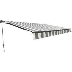 MARKISE MARKISE,400X250CM, GRAU-WEIß